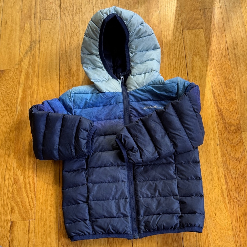 Eddie Bauer Kids Puffer Jacket - Blue Gradient